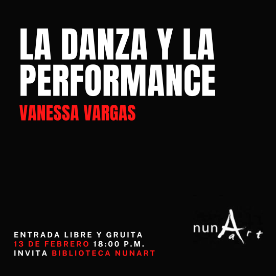 Biblioteca nunArt: presentació del llibre 'La danza y la performance', de Vanessa Vargas